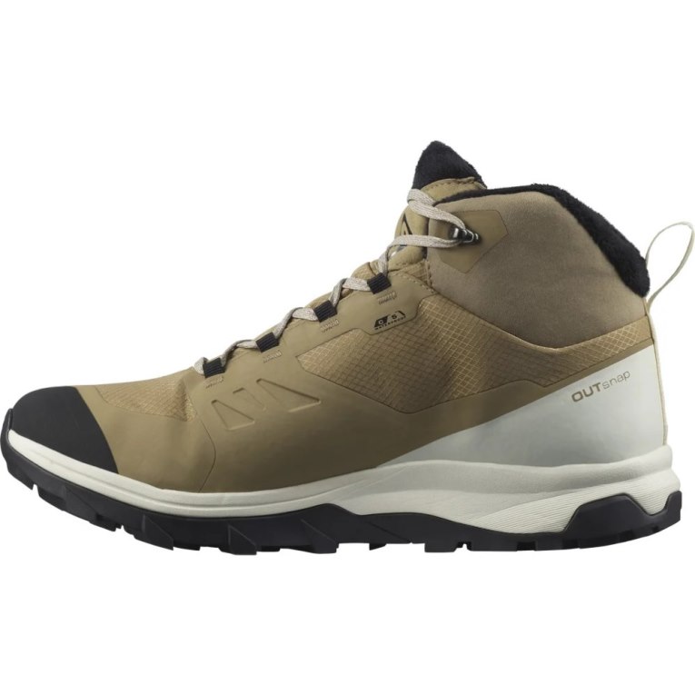 Botas de Invierno Salomon Outsnap CSWP Hombre Verde Oliva | MX YHGX910